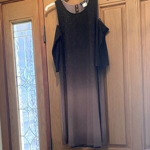 VENUS Brown Ombré Shimmer Dress